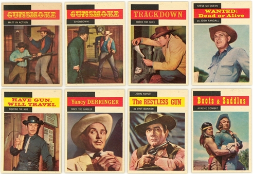 1959 Topps "TV Westerns" High Grade Complete Set (71)